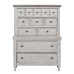 King Panel Bed, Dresser & Mirror, Chest, Night Stand - Image 5