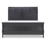 Complete Sleigh Bed 6/6 King Kettle Black CLH4011-4306K - Image 3