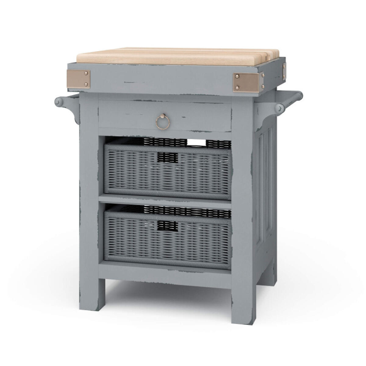 6e2e25f37bc3439bb6cd20000bb8f1ac Sonoma Island W/ Rattan Baskets - Image 1