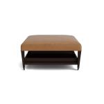 Kara Leather Ottoman with Trays and Casters - Image 4
