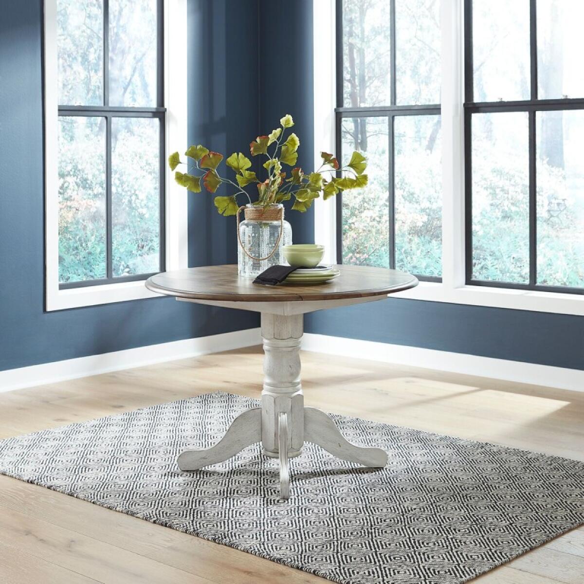 6e48e38b1f0fdaaadf7a24792acd7424 Carolina Crossing Drop Leaf Table Set - Image 1