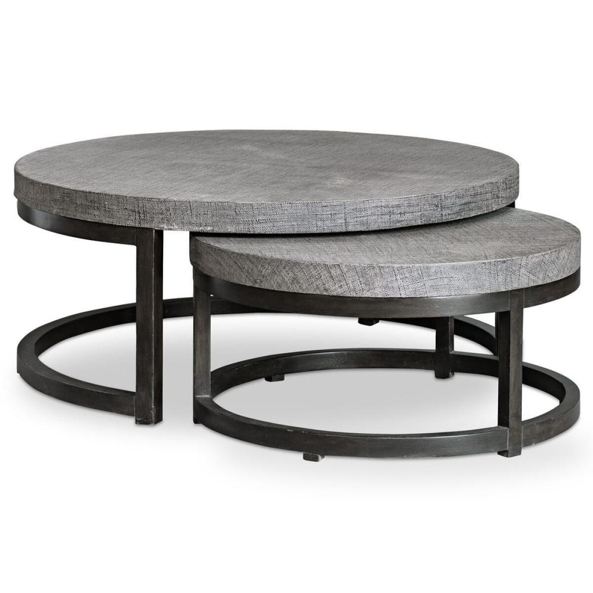 6e61dde9ee1c4625c3381cc32a42b3c8 Aiyara Nesting Coffee Tables, S/2 - Image 1