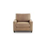 True Custom™ True CustomÂ® Leather Track Arm Chair and a Half Chairs Bassett Furniture 12