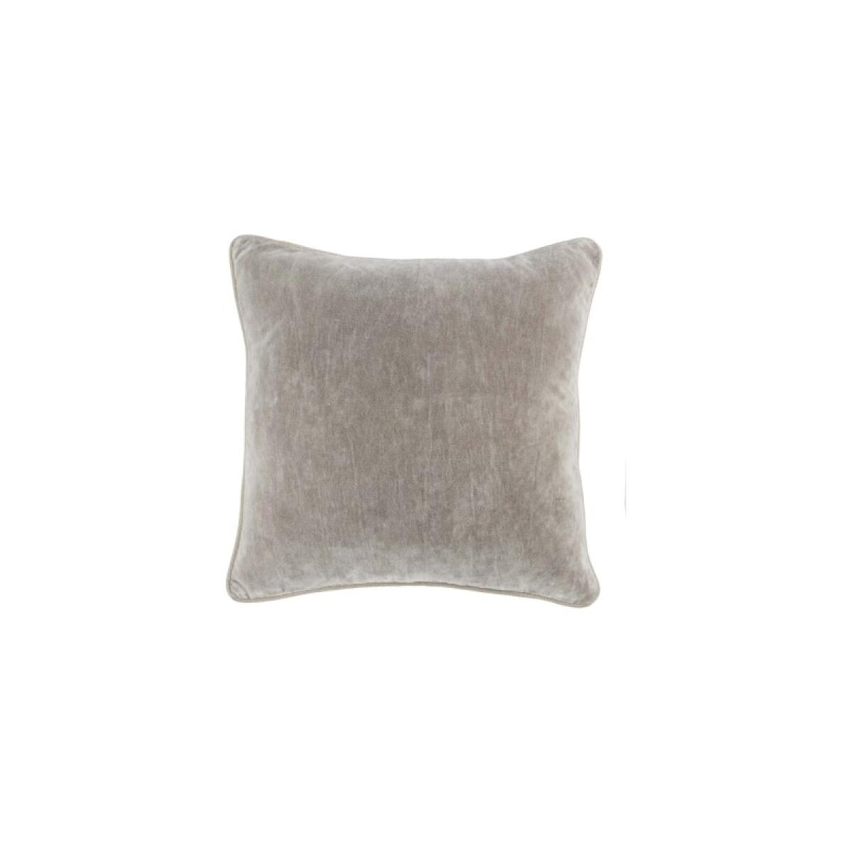 6e8dda054ba1a145dad53f43db9c391f Heirloom Velvet Silver 18" x 18" Square Pillow Cover + Insert - Image 1
