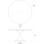 Pierre Round Dining Table 60'' - Image 10