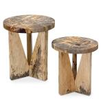 Nadette Nesting Tables, Natural, S/2