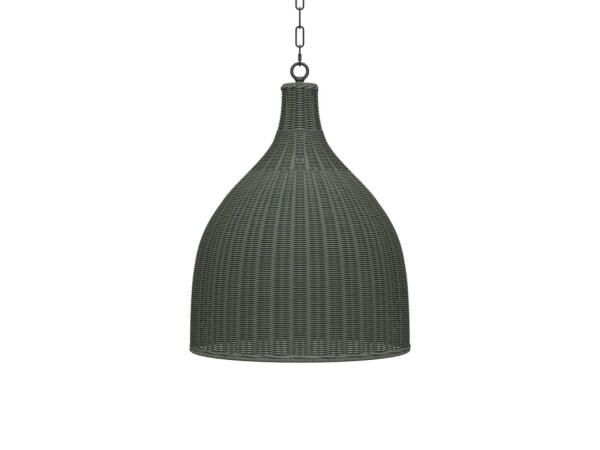 Hampton Rattan Pendant Medium Lighting Bramble