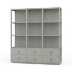 Cohan Open Cabinet W/ 6 Drawers