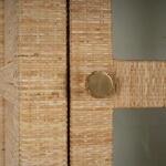 Kagu Tall Cabinet W/ Rattan - Image 10