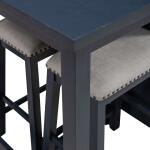 Brook Creek 3 Piece Counter Set – Navy Dining Sets Blue 25