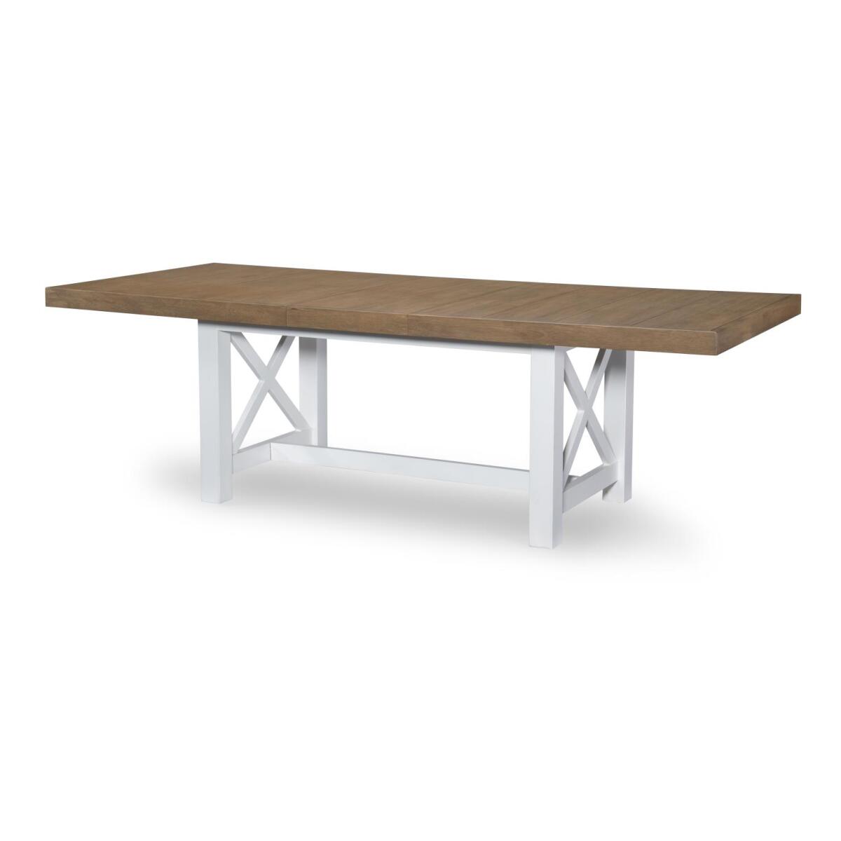 6ffcc116f52d0d2b87f070b4a8ed27d4 Complete Trestle Table - Image 1