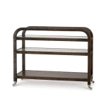 Vannes Bar Cart W/ Rattan - Image 4
