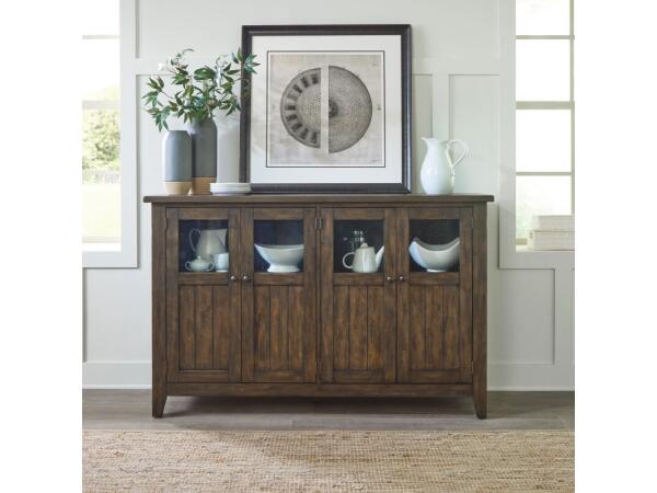 Midland Falls Buffet Dining Storage Brown