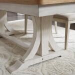 Farmhouse Reimagined 5 Piece Trestle Table Set - Image 6