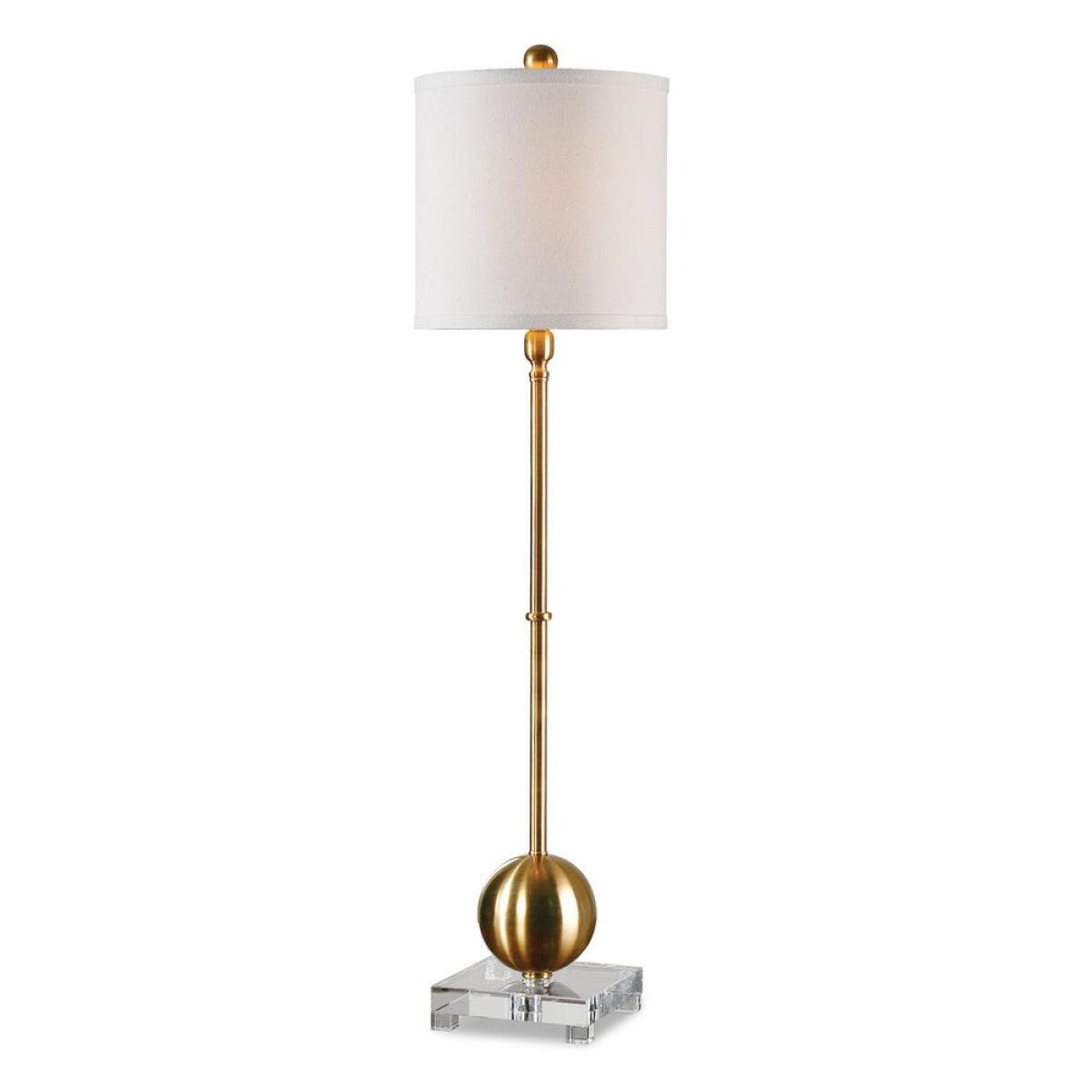 707f3308440efa54bc926aa6e0c3d262 Laton Buffet Lamp, Brass - Image 1