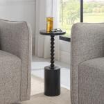 Bead Drink Table Chairside Tables Black 10