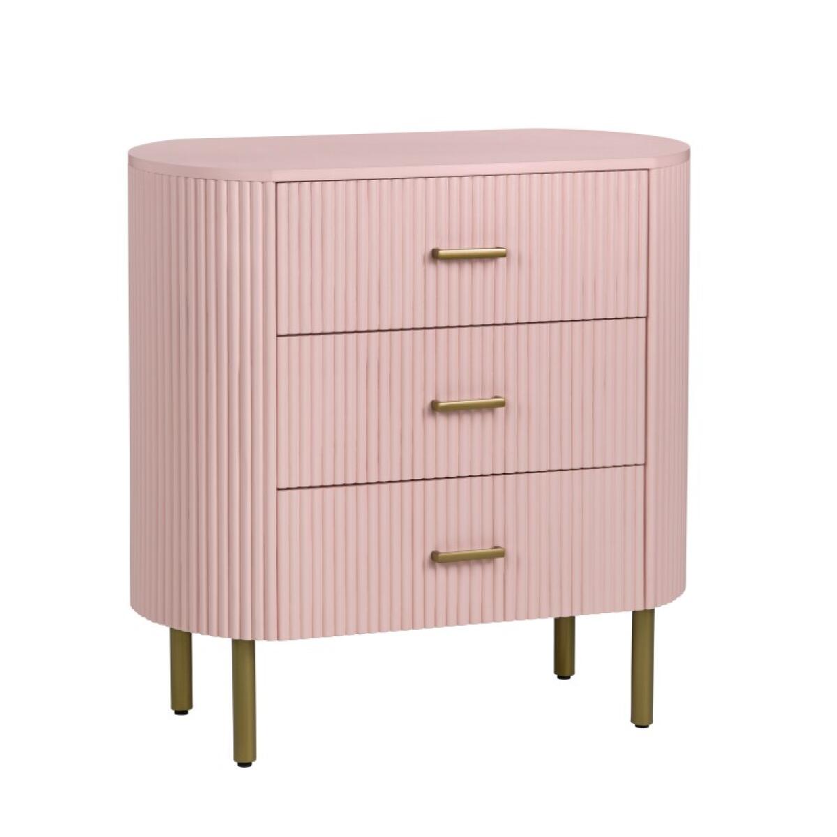 7096f839182f67a9734943c17b54918c Astoria Three-Drawer Chest (Pink) - Image 1