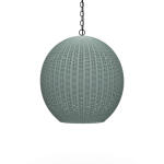 Ball Rattan Pendant Lighting Blue 19