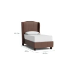 Paris Leather Upholstered Bed - Image 5