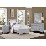 Bonanza TWIN UPHOLSTERED BED 3/3 - LINEN - Image 4