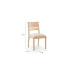 Origins Spence Dining Chair with Upholstered Seat Chairs & Benches Bassett Furniture 17