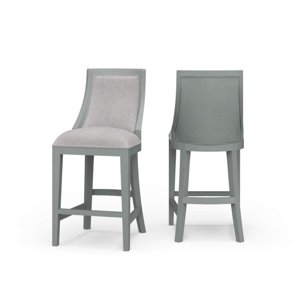 70ed5dca4d5becefa2a26296a2443b3c Monarch Counter Stool W/ Rattan Back - Image 1
