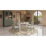 Chloe Dining Chair W/ Upholstered Seat - Image 5