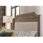 Carmine Engels Upholstered King Bed Complete - Image 3