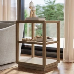 Cohan End Table W/ Wood Shelf - Image 3