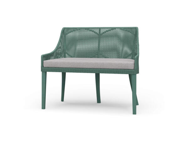 Savanah Rattan Loveseat W/ Cushion Loveseats Bramble