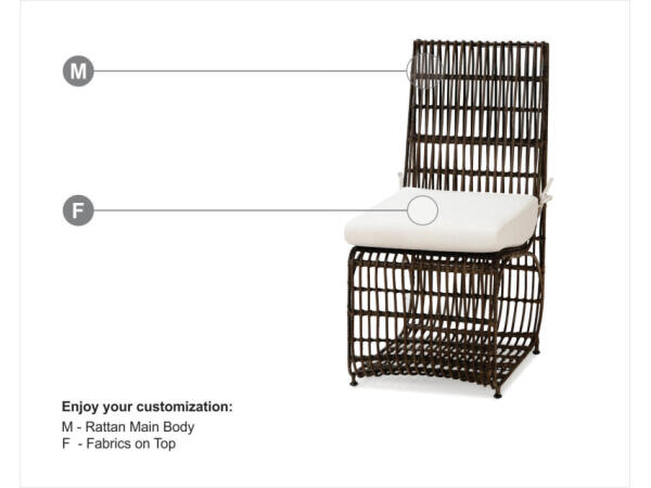 Carmel Rattan Chair Chairs Bramble