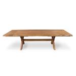 Crossbuck Live Edge Dining Table with Extendable Leaves Dining Tables Bassett Furniture 19