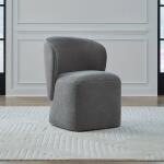 Accent Dining Chair w/ Casters - Sapphire