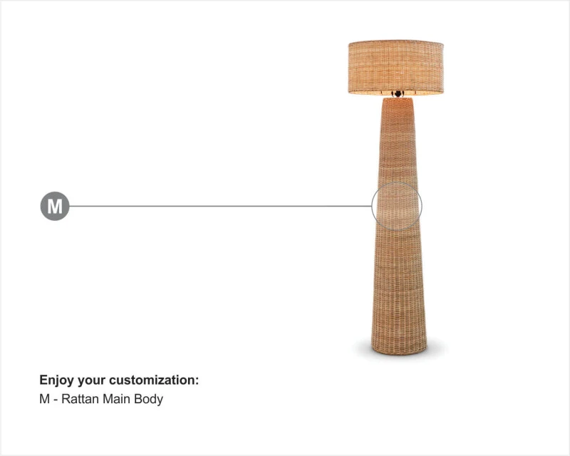 71811d4256937d952abd43f0a0a4ef41 Uluwatu Rattan Floor Lamp - Image 1