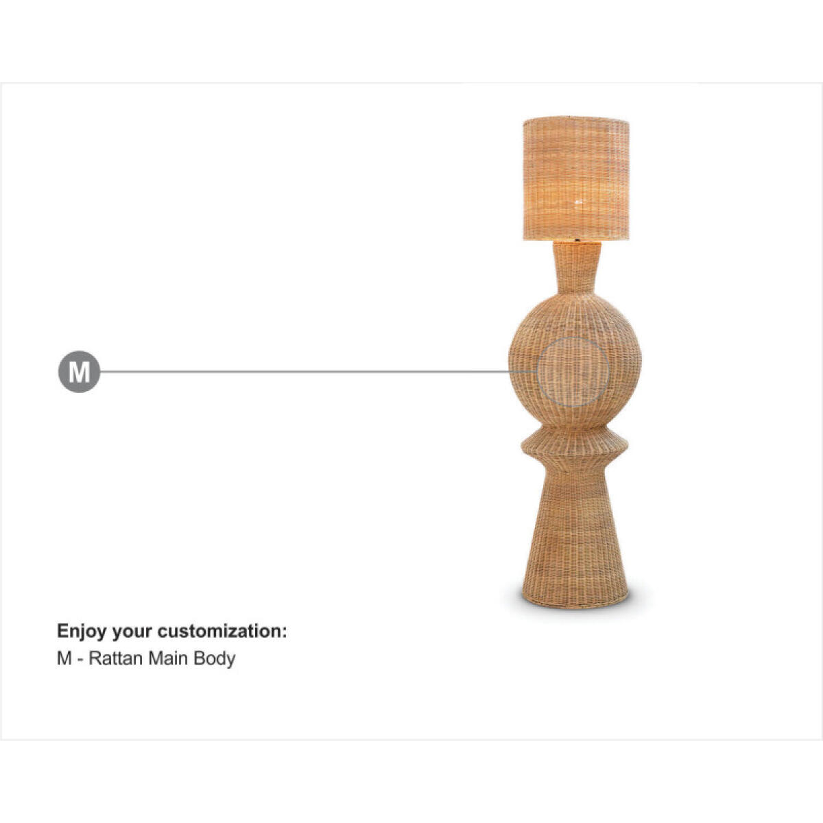 719e27b871651b45b394379fc98a8e29 Ubud Rattan Floor Lamp - Image 1