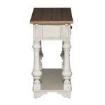 Morgan Creek Sofa Table Sofa Tables Antique White w/ Wirebrushed Tobacco Accents 19