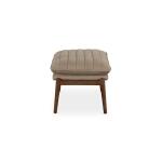 Ellis Leather Ottoman - Image 5