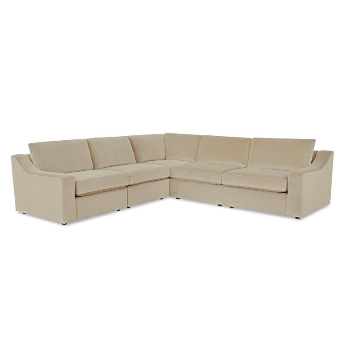 71b097ee8e6354a39b13634447164dc4 Blake Slope Arm Modular L-Shaped Sectional - Image 1