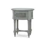 Montego Side Table W/ Rattan Door - Image 4