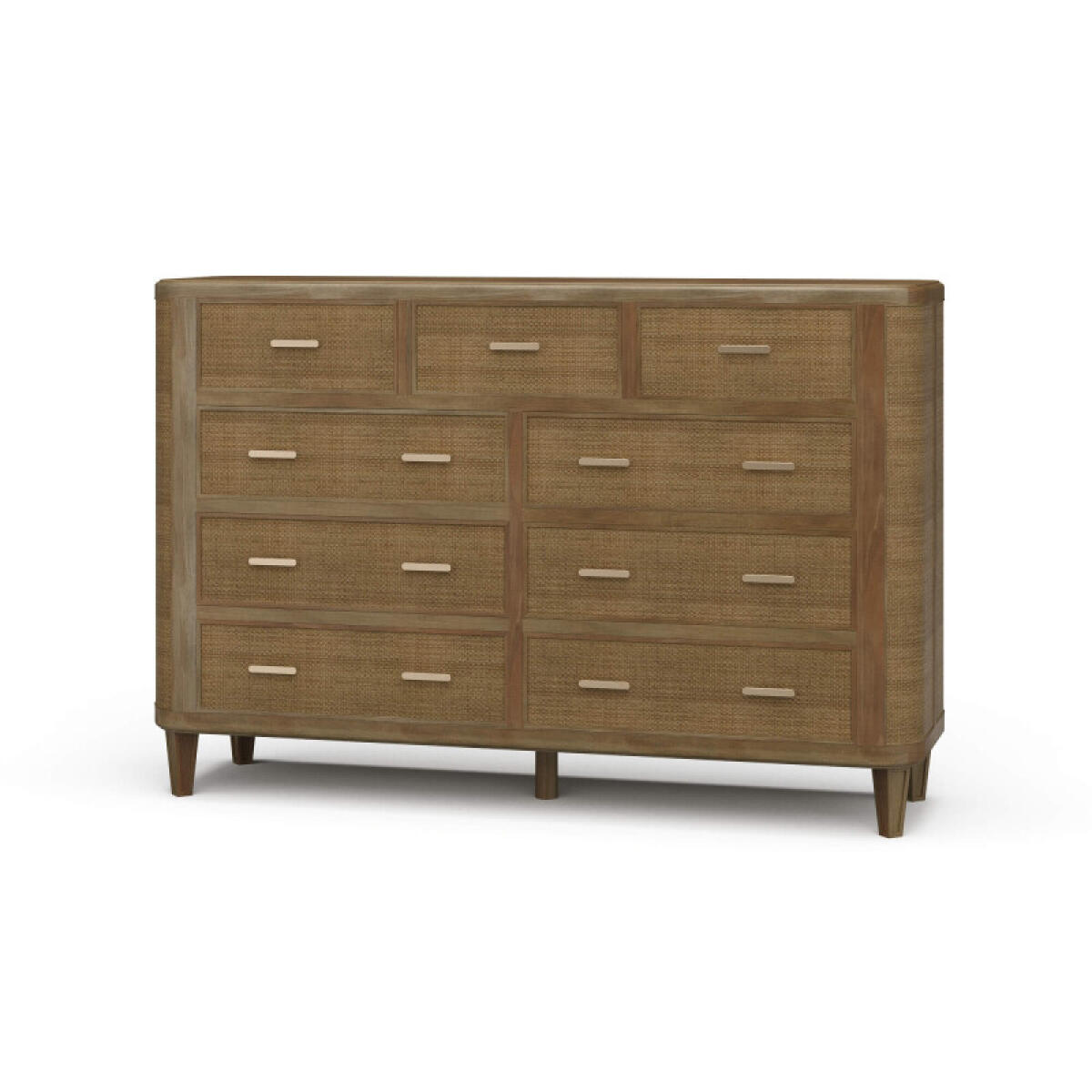 71c32cdd7421703db27737dcab520655 Lexington 9 Drawer Dresser W/ Rattan - Image 1