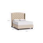 Paris Tufted Upholstered Bed Beds Bassett Furniture 11