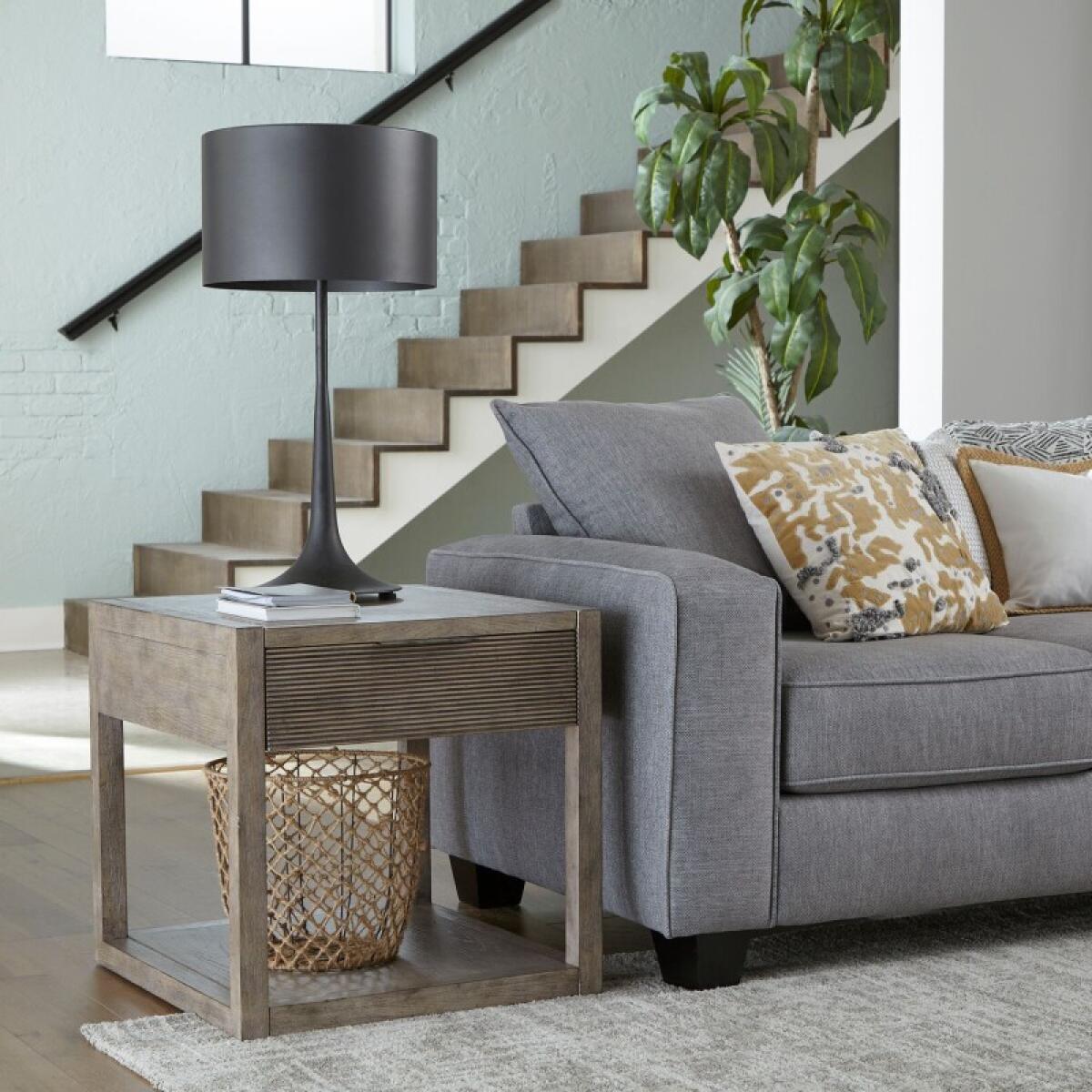 724715fce16d3102a573637099444441 Bartlett Field End Table - Image 1