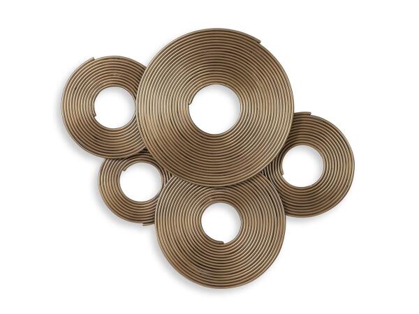 Ahmet Metal Wall Decor Wall Decor Brown