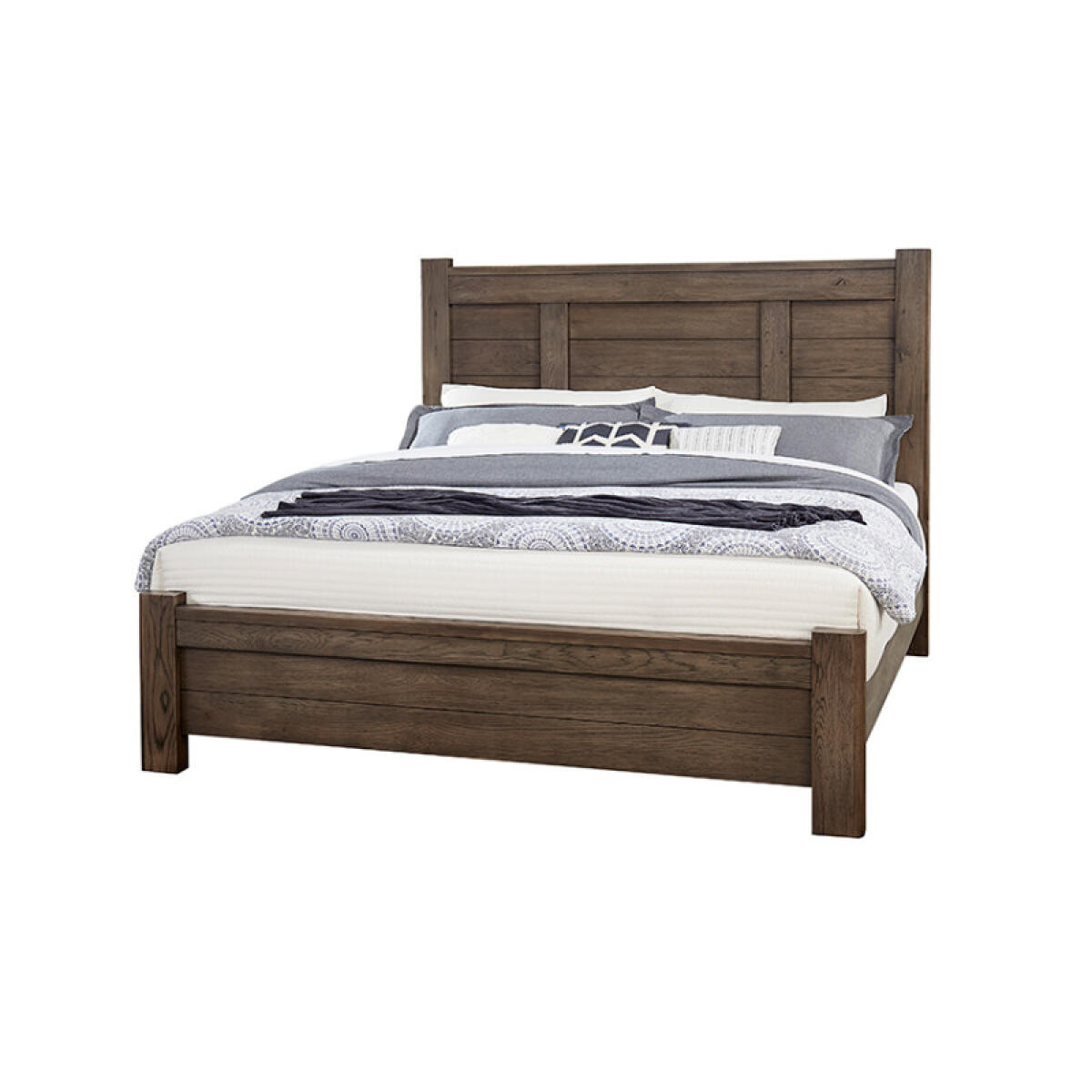 72bbfc8a0bd18b41cd0598ae012b2f6c Crafted Oak By Ben & Erin Napier Ben's Poster Bed in Queen - 793-558-855-922 - Image 1