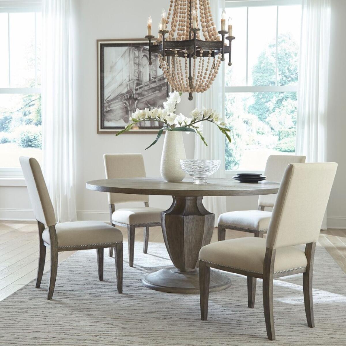 72cd8e236917ad98fec18a13029195d6 Westfield 5 Piece Pedestal Table Set - Image 1