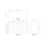 Chloe 6 Drawer Dresser - Image 8