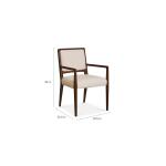 Copenhagen Upholstered Dining Chair - Image 3