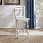 Magnolia Manor Spindle Back Swivel Counter Height Chair
