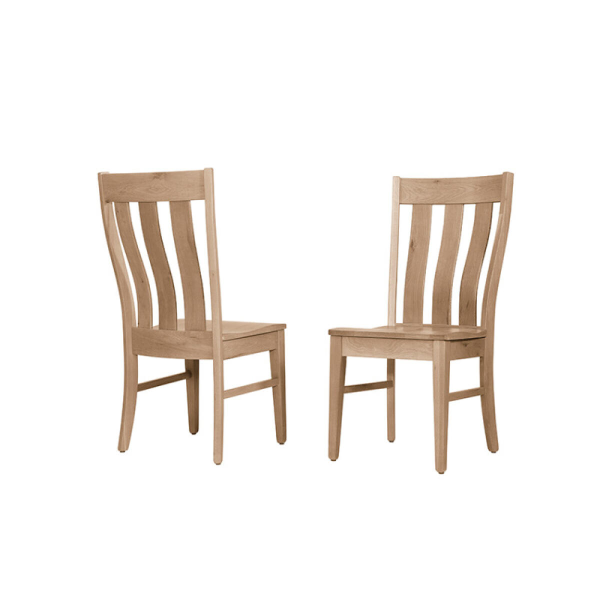 Dovetail Dining VERTICAL SLAT CHAIR Chairs & Benches Bleached White 2 Dovetail Dining VERTICAL SLAT CHAIR Chairs & Benches Bleached White 2