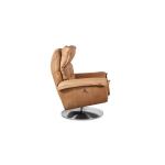 Dunn Leather Swivel Arm Chair Chairs Bassett Furniture 23